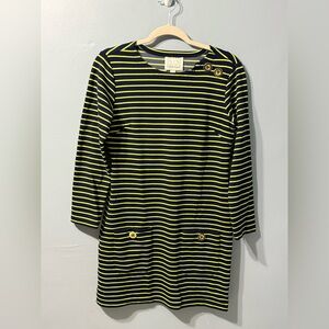 Sail to Sable Navy And Yellow Tunic Dress Women’s Size Small